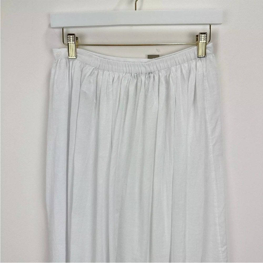 Jcrew Beach cotton white midi skirt - Picture 8 of 14